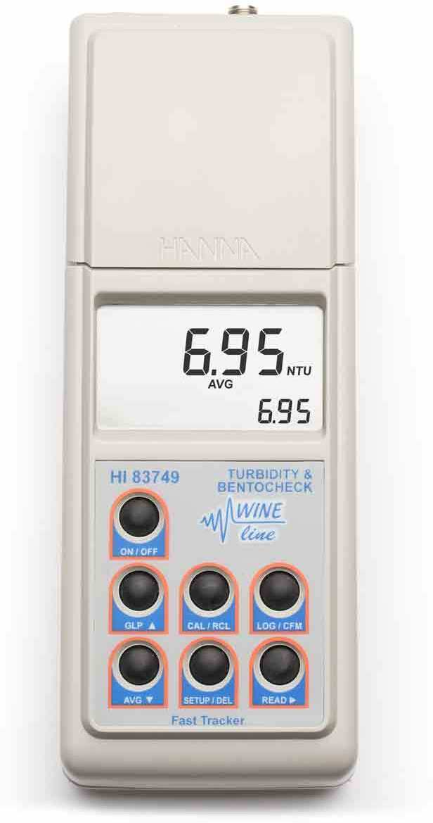 Портативный измеритель мутности и бентонита HANNA HI 83749 (0...1200 NTU)