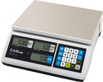 Торговые весы CAS ER-Jr-06CB (3/6 кг/ 1/2 г) — миниатюра 4