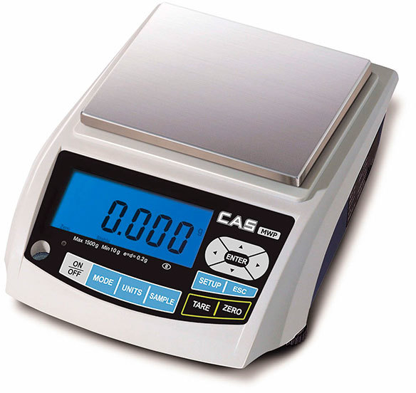 Лабораторные весы CAS MWP-1500 (1500 г/ 0.05 г)