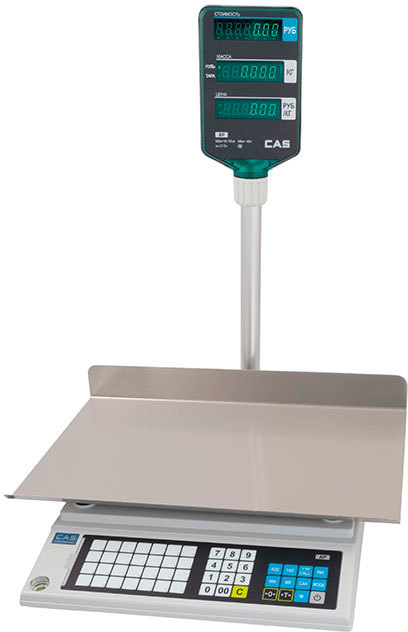 Торговые весы CAS AP-15EX BT (15 кг/ 2/5 г)