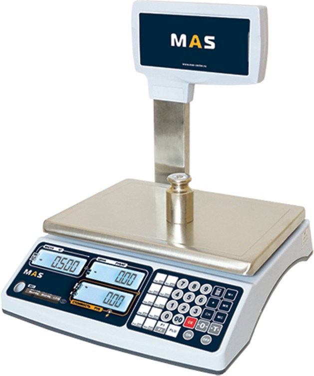 Торговые весы МАС-ЦЕНТР MR1-6Р (6 кг/2 г) — миниатюра 2