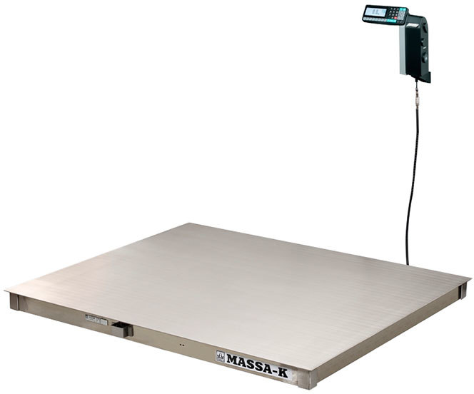Платформенные весы МАССА-К 4D-PM.S-12/10-1000-RL (1000 кг/200 г)