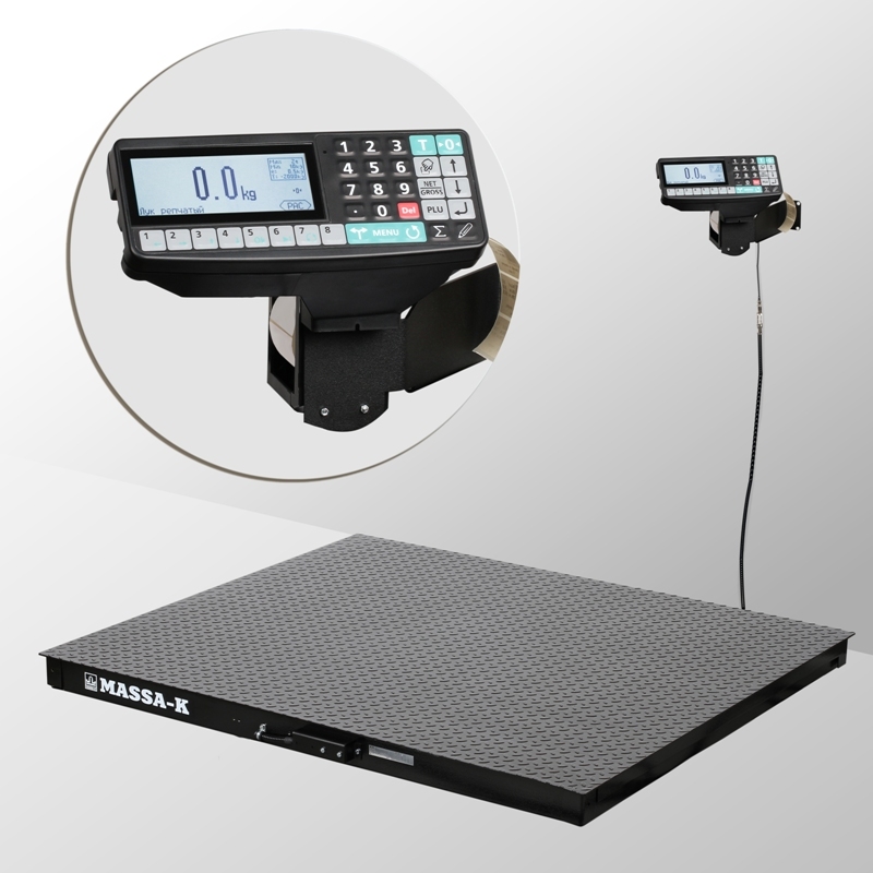 Платформенные весы МАССА-К 4D-PM-15/15-1000-RP (1000 кг/200 г)