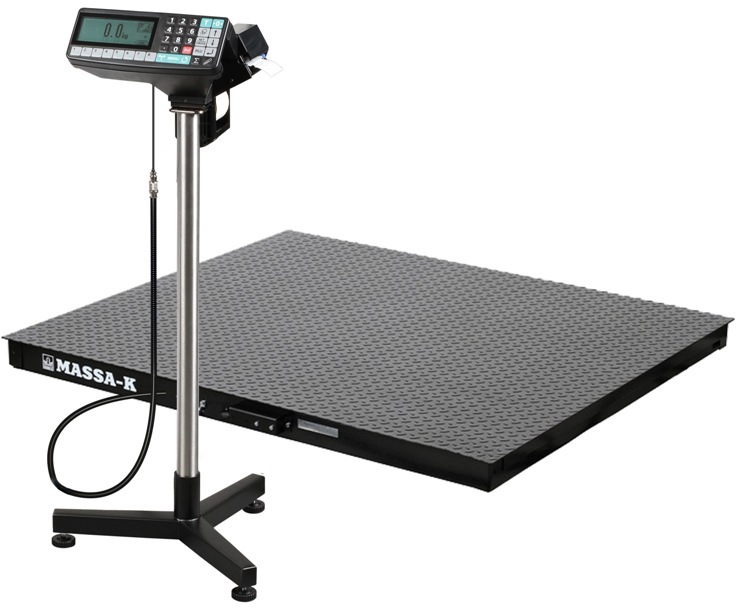 Платформенные весы МАССА-К 4D-PM-15/15-3000-RP (3000 кг/1000 г)