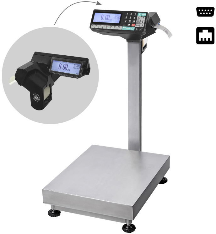 Товарные весы МАССА-К TB-5040N-200.2-R2P3 (200 кг/20/50 г)