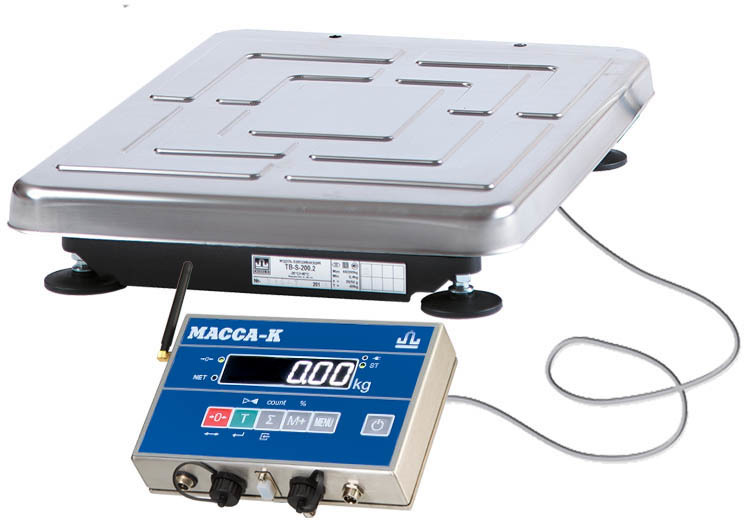 Товарные весы МАССА-К TB-S-200.2-АB(RUEW)1 (200 кг/20/50 г)
