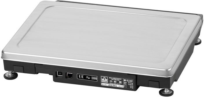 Фасовочные весы МАССА-К МК-32.2-A21(UE) (32 кг/5/10 г) — миниатюра 3