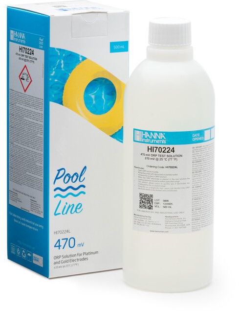 Раствор для тестирования ОВП 470 мВ HANNA HI 70224L (500мл)
