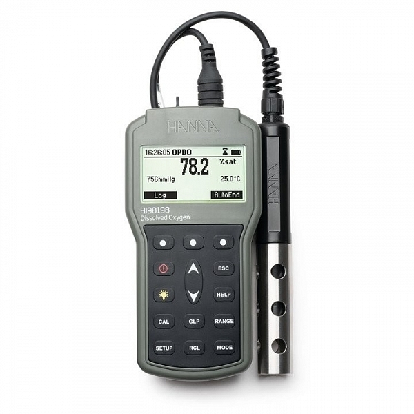 Портативный оксиметр HANNA HI98198-03 (0...50 мг/л)