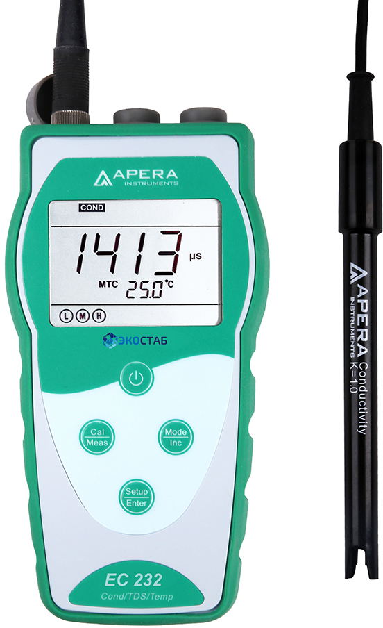 Портативный кондуктометр Apera EC232 (0...200 мСм/см)
