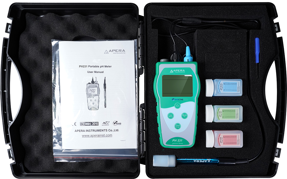 Портативный pH-метр Apera PH231 (0...+14 pH) — миниатюра 2