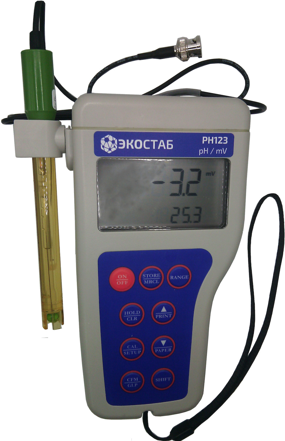 Портативный влагозащищенный pH/ОВП-метр Apera PH123 (-2...+16 pH) — миниатюра 3