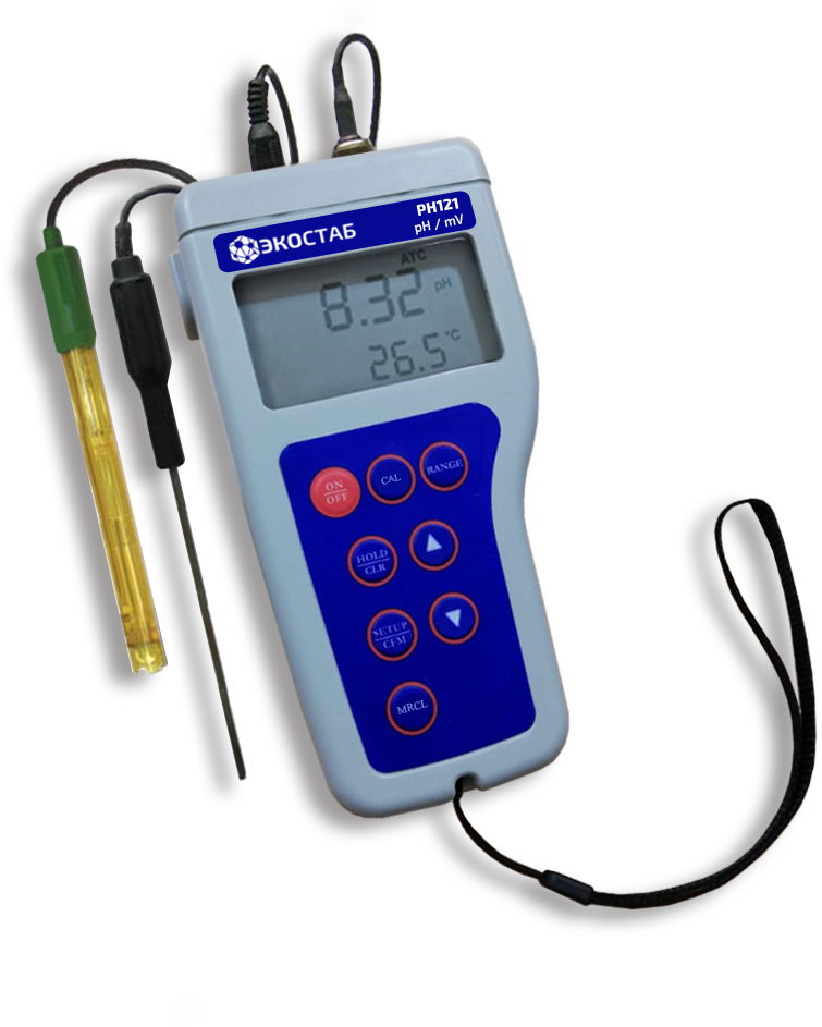 Портативный влагозащищенный pH/ОВП-метр Apera PH121 (-2...+16 pH)