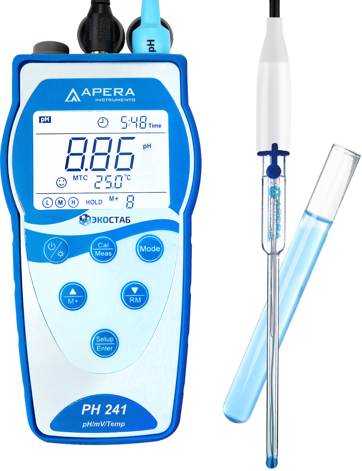 Портативный рН-метр для проб малого объема Apera PH241MS (-2...+16 pH)