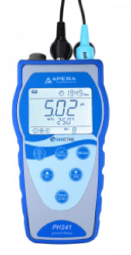 Портативный рН-метр с GLP Apera PH241-00 (-2...+19.99 pH, без электрода)