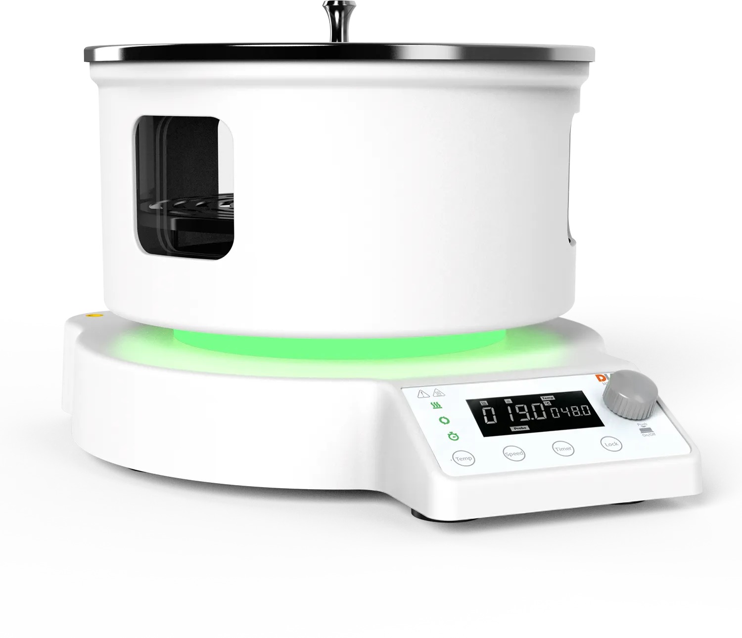 Цифровая ванна с магнитной мешалкой с нагревом и ЖК-дисплеем DLAB MS-H220-V3 (100-1500 об/мин)