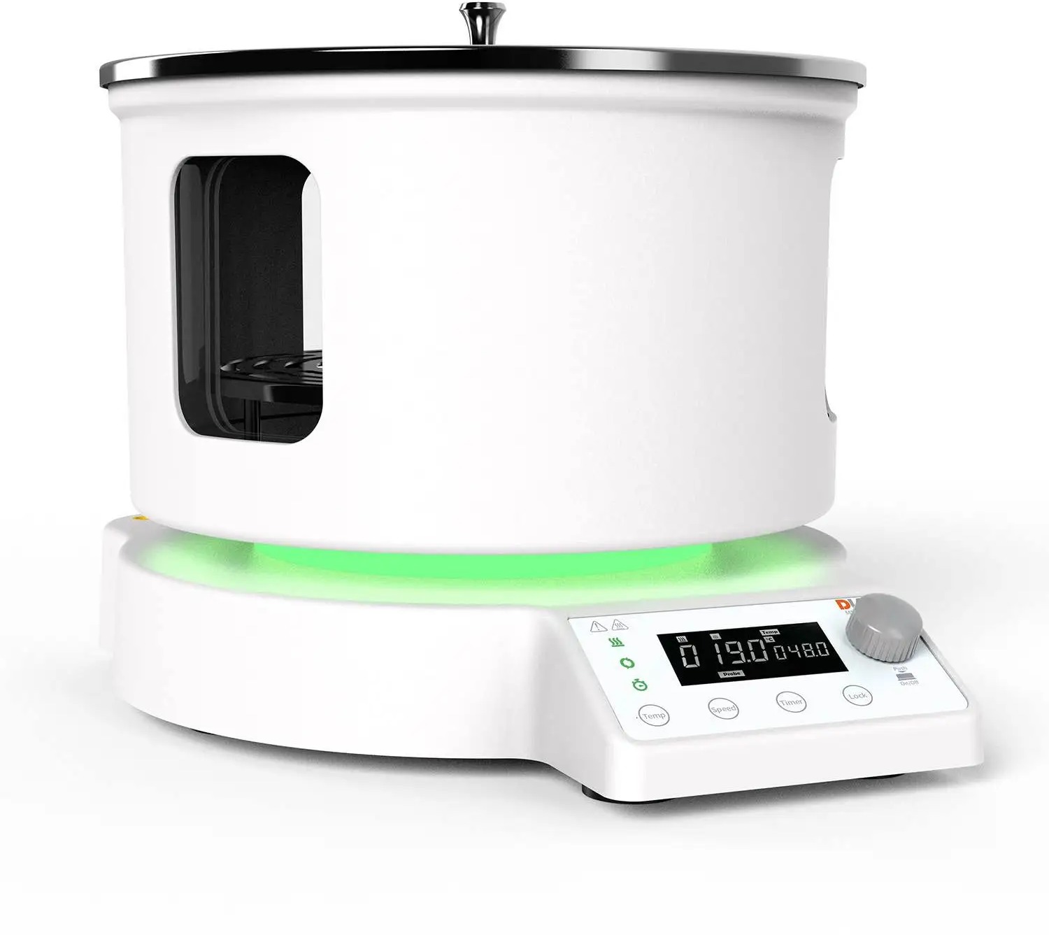 Цифровая ванна с магнитной мешалкой с нагревом и ЖК-дисплеем DLAB MS-H220-V5 (100-1500 об/мин)