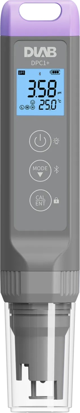 Кондуктометр карманный/pH-метр/ОВП-метр DLAB DPC1+ (Bluetooth, -2...+16 pH; -1000...+1000 мВ; 0...19.99 мСм/см)