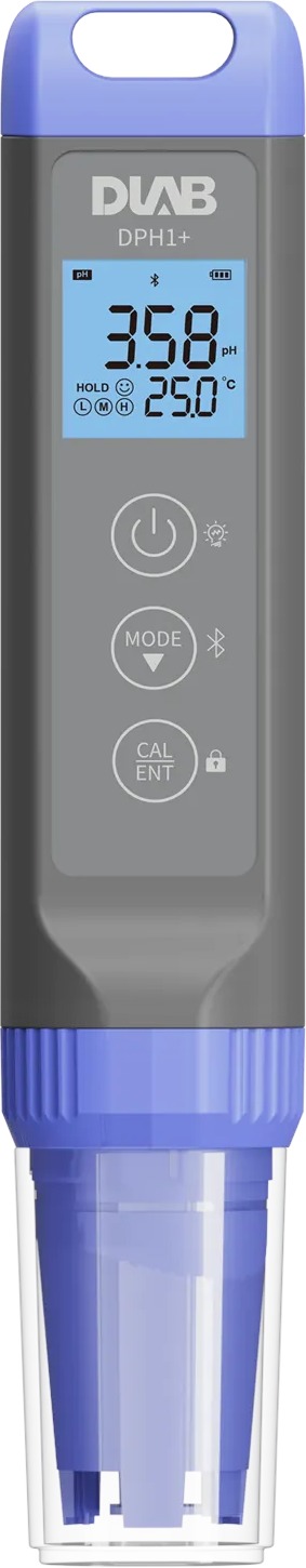 Карманный pH-метр DLAB DPH1+ (Bluetooth, -2...+16 pH)