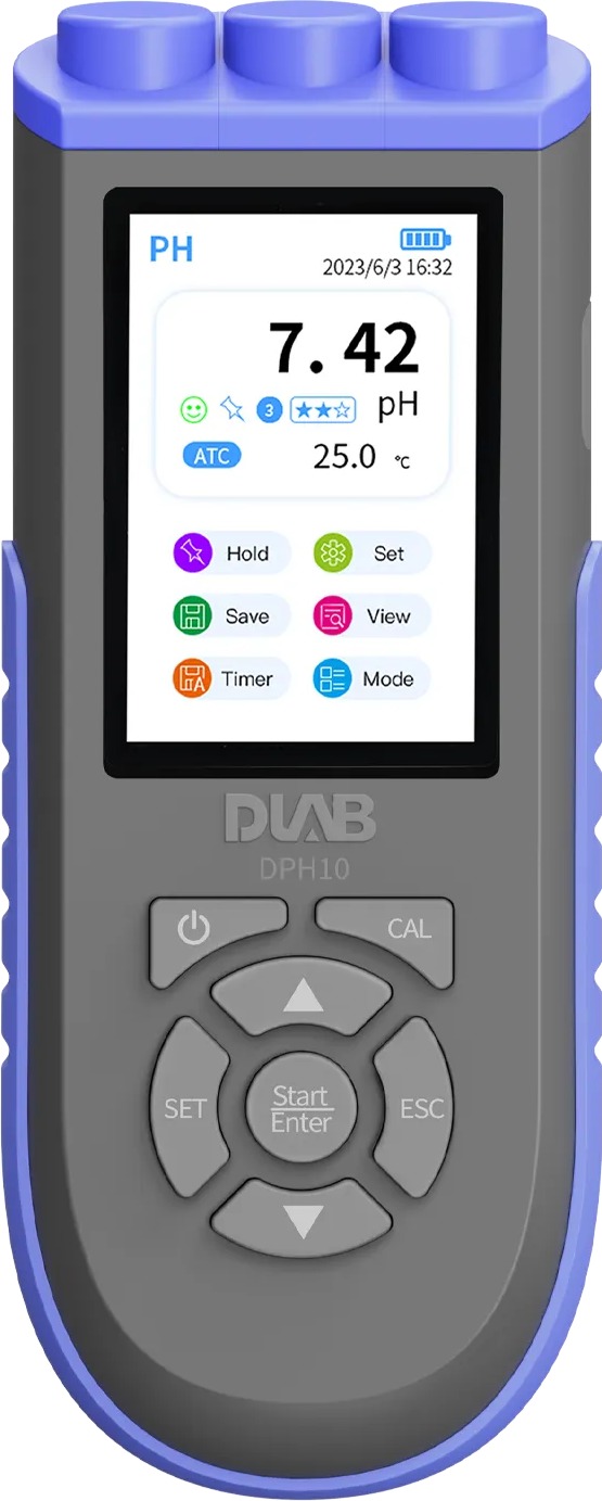 Портативный pH-метр DLAB DPH10 (-2...+20 pH)