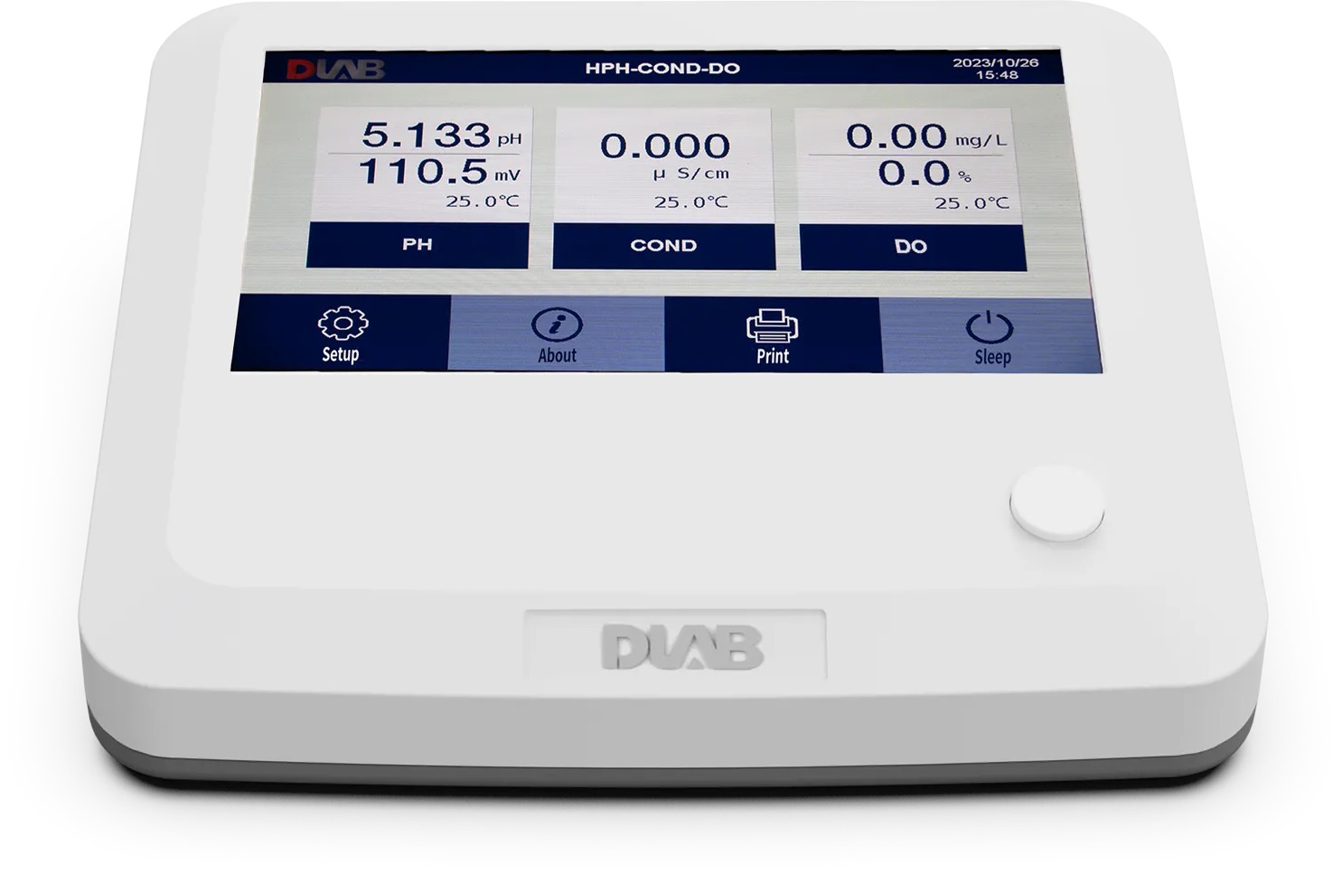 Настольный многопараметрический анализатор с сенсорным экраном DLAB DCD100T (0...2000 мСм/см, 0...20 мг/л)