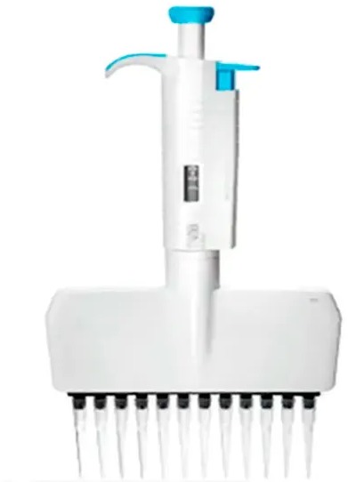 Механический дозатор 12-канальный DLAB MicroPette Plus 7041304008 (10-100 мкл)