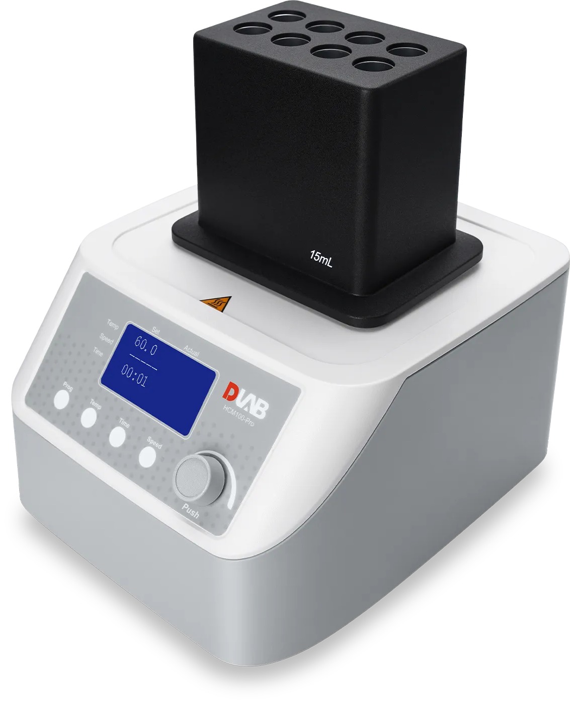 Твердотельный термостат-шейкер с охлаждением DLAB HCM100-Pro (мех. фиксация, 0...+100℃) — миниатюра 4