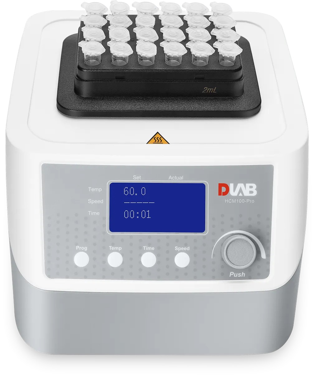 Твердотельный термостат-шейкер с охлаждением DLAB HCM100-Pro (магнитный, 0...+100℃) — миниатюра 2
