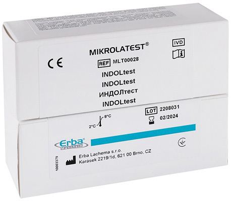ИНДОЛтест (для обнаружения триптофаназы) Erba Lachema MLT00028 (140 опр.)
