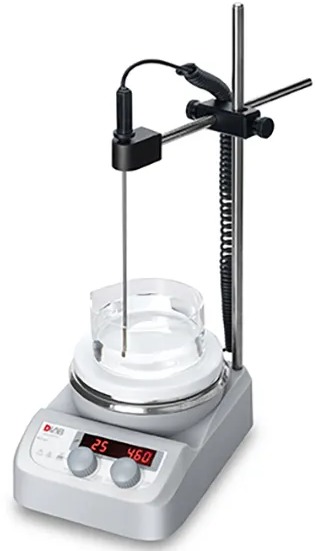 Комплект магнитной мешалки MS-H280-Pro с термодатчиком PT1000A и держателем DLAB 8130101212+18900540 (200-1500 об/мин) — миниатюра 2