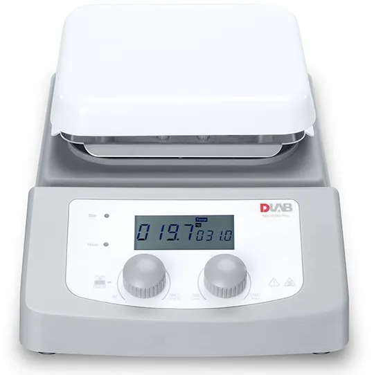 Цифровая магнитная мешалка с датчиком PT1000A DLAB 8130261115 MS-H380-Pro (200-1500 об/мин) — миниатюра 4