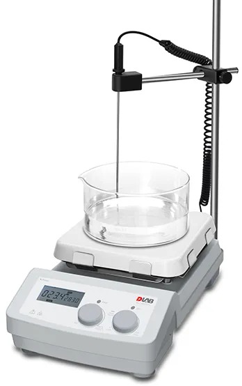 Цифровая магнитная мешалка с термодатчиком и держателем MS7-H550-Pro (100-1500 об/мин)