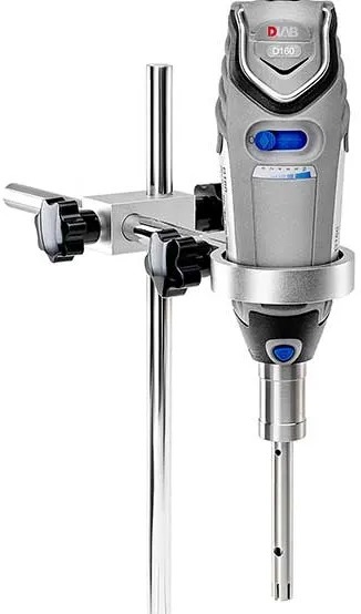 Ручной гомогенизатор со штативом H 370 и насадками DS-160/5, DS-160/10, DS-160/7 DLAB D-160 (8000-32000 об/мин) — миниатюра 4
